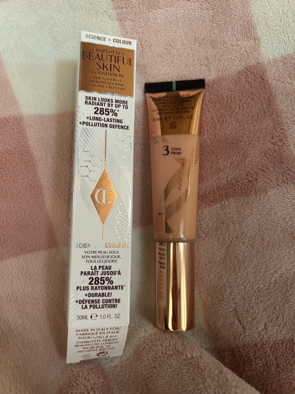 Charlotte Tilbury Beautiful Skin Foundation - Cool 3 Light Beige